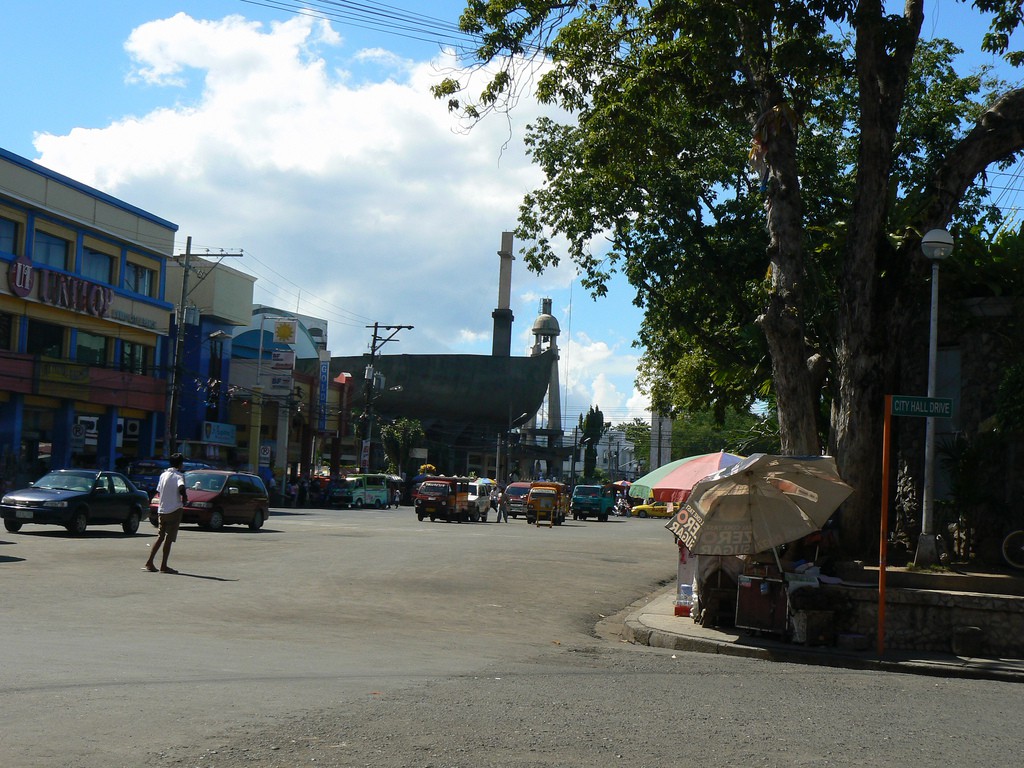 ダバオの道路は道幅が広く、マニラやセブのような渋滞も少ない