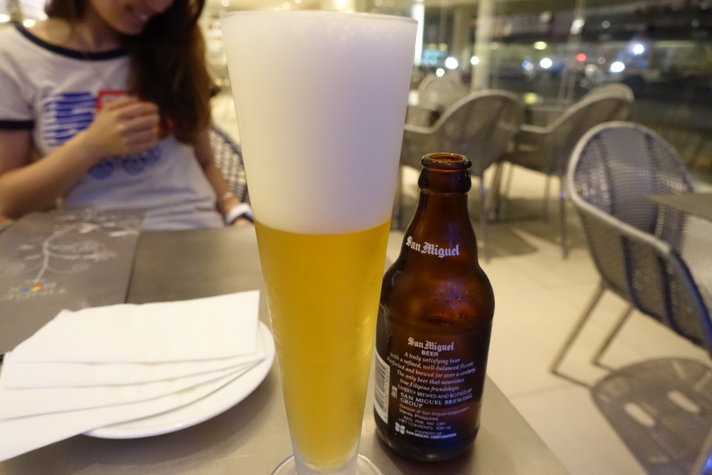 ビールはやっぱりサンミゲル